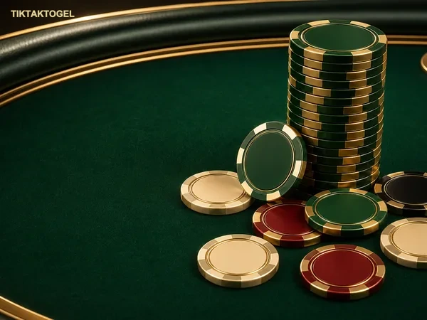 Ilustrasi meja European Roulette dan susunan angka pada roda permainan.