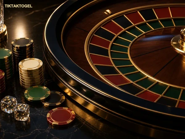 Ilustrasi tata letak taruhan dalam permainan European Roulette.
